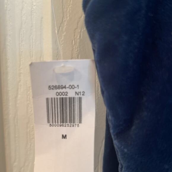 NWT old navy blue velvet maxi dress size M - Picture 5 of 6